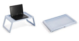 Laptop Bed Table with Foldable Legs - Multifunction Laptop Bed Desk for Home Office - Blue