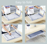 Laptop Bed Table with Foldable Legs - Multifunction Laptop Bed Desk for Home Office - Blue