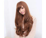 Women's Wig - Flaxen Colour - Long Wavy Curly Costume Wig for parties and cosplay