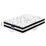 Double Bed Mattress - 30cm Medium Firm Double Size Bedding Mattress