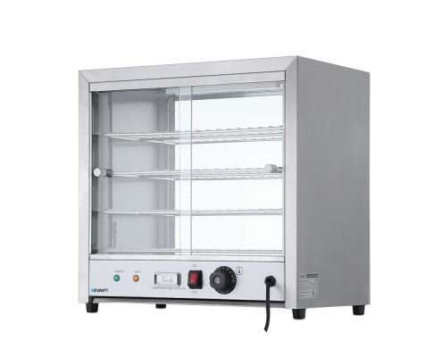 Commercial Food Warmer - Hot Food Display Cabinet Showcase 54cm
