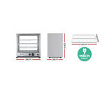 Commercial Food Warmer - Hot Food Display Cabinet Showcase 54cm