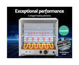Commercial Food Warmer - Hot Food Display Cabinet Showcase 54cm