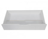 Under Bed Storage Drawers- Single Bed Frame Storage - White Trundle Drawers
